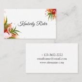 Flamingo in Summer Visitekaartje (Voorkant / Achterkant)