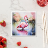 Flamingo in water servet (Insitu)