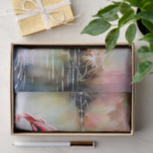 Flamingo in water tissuepapier (Geschenk)