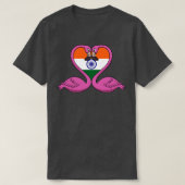 Flamingo India T-shirt (Design voorkant)