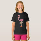 Flamingo Inline schaatsen Roller schaatsen T-shirt (Voorkant volledig)