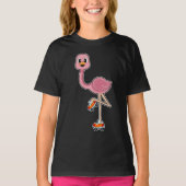 Flamingo Inline schaatsen Roller schaatsen T-shirt (Voorkant)