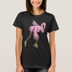 Flamingo Inline schaatsen Roller schaatsen T-shirt