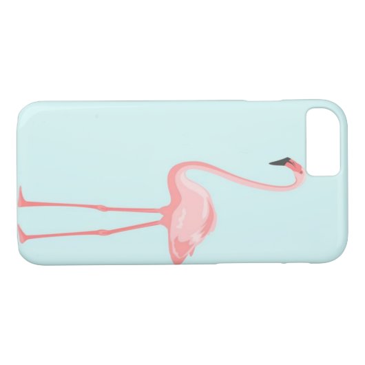Flamingo iPhone 7, Barely Er Telefoontas Case-Mate iPhone Case (Achterkant (Horizontaal))