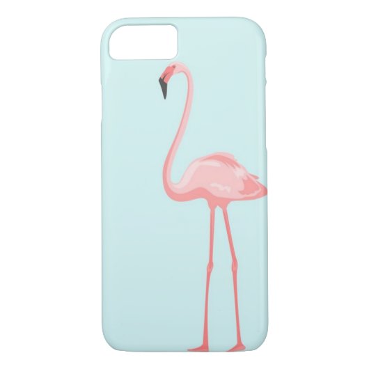 Flamingo iPhone 7, Barely Er Telefoontas Case-Mate iPhone Case (Achterkant)
