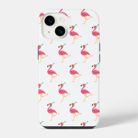 Flamingo iPhone Hoesje (Achterkant)