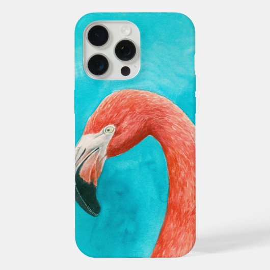 Flamingo iPhone Hoesje (Achterkant)