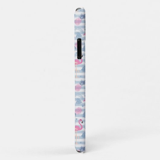 Flamingo iPhone/iPad Case - Roze & Blauw (Achterkant/rechts)