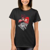 Flamingo Is My Valentine Flamingo Valentine's Day T-shirt (Voorkant)