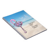 Flamingo is uw eigen Inspirerend prijsopgave Notitieboek (Rechterzijde)