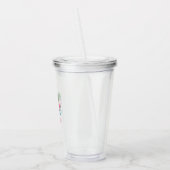 Flamingo Island Aruba | Acryl Drink Cup Tumbler Acryl Drinkbeker (Links)