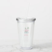 Flamingo Island Aruba | Acryl Drink Cup Tumbler Acryl Drinkbeker (Achterkant)