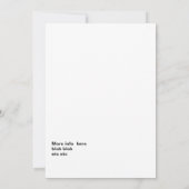 Flamingo Island Invitation Kaart (Achterkant)