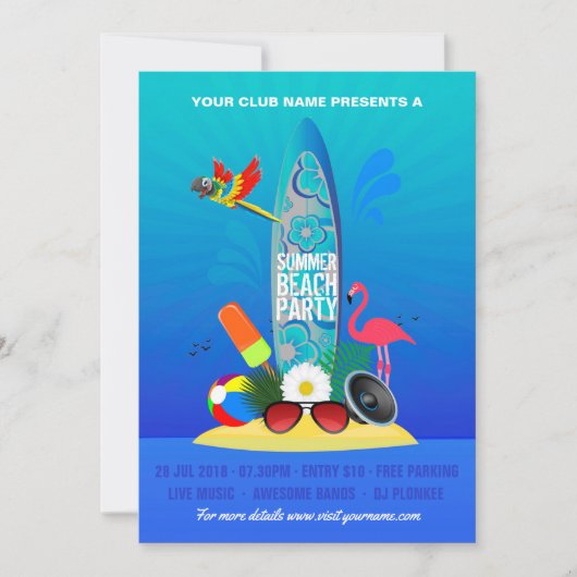 Flamingo Island Kaart (Voorkant)