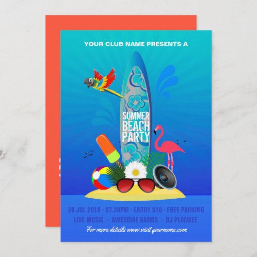 Flamingo Island Kaart (Voorkant / Achterkant)