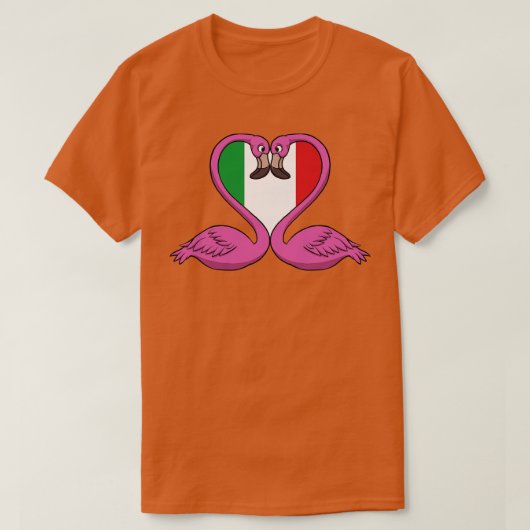 Flamingo Italië T-shirt (Design voorkant)
