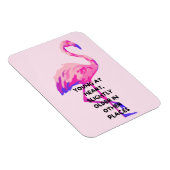 Flamingo Jong Op Hart Grappig Gezegde Quote Magneet (Rechterzijde)