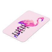 Flamingo Jong Op Hart Grappig Gezegde Quote Magneet (Linkerzijde)