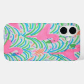 Flamingo Jungle Party iPhone Hoesje (Achterkant (horizontaal))
