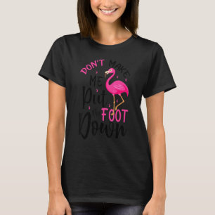 Flamingo Kalmeer De Kudde Grappige Roze Vogel Lief T-shirt