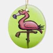 Flamingo Keramisch Ornament (Links)