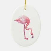 Flamingo Keramisch Ornament (Voorkant)