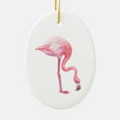 Flamingo Keramisch Ornament (Achterkant)