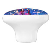 Flamingo Keramische Knop (Zijkant)