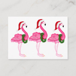 Flamingo Kerst Behuizing Kaart / Label