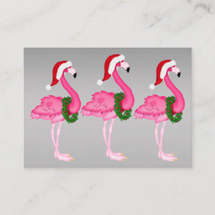 Flamingo Kerst Behuizing Kaart / Label
