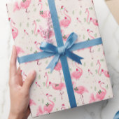 Flamingo kerst  cadeaupapier