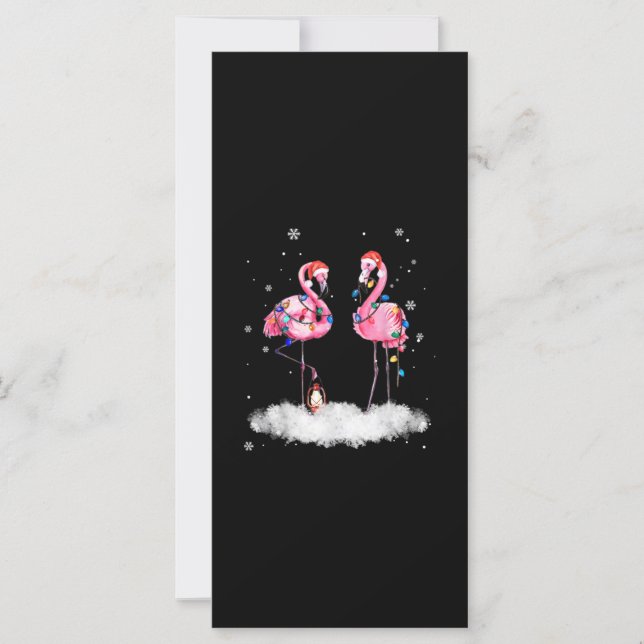 Flamingo kerstboom Santa Hat Light (Voorkant)