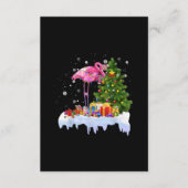 Flamingo kerstboomverlichting informatiekaartje (Voorkant)