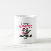 Flamingo Kerstcitaten Vector Koffiemok (Center)