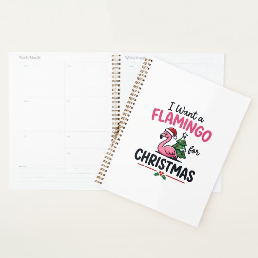 Flamingo Kerstcitaten Vector Planner (Display)