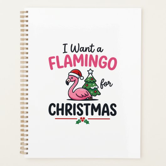Flamingo Kerstcitaten Vector Planner (Voorkant)