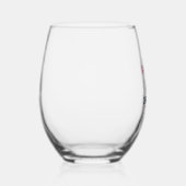 Flamingo Kerstcitaten Vector Wijnglas Zonder Voet (Links)