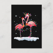 Flamingo | Kerstkerstboomkerstboomkerstkerstboomke Informatiekaartje (Voorkant)