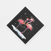 Flamingo | Kerstkerstboomkerstboomkerstkerstboomke Servet (Hoek)