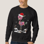 Flamingo Kerstkerstkerstkerstmis met Flamingo Ligh Trui (Voorkant)