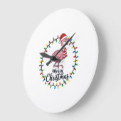 Flamingo Kerstlichten Vakantie Grote Klok (Hoek)