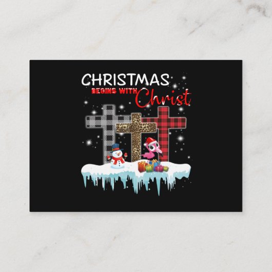 Flamingo | Kerstmis in juli Funny Party Informatiekaartje (Achterkant)