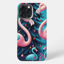 Flamingo Kerstmis iPhone / iPad hoesje