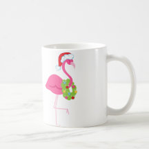 Flamingo Kerstmis Mok