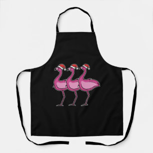 Flamingo Kerstmis Schort