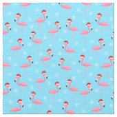 Flamingo Kerstmis Stof (Close Up)