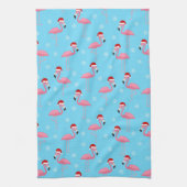 Flamingo Kerstmis Theedoek (Verticaal)