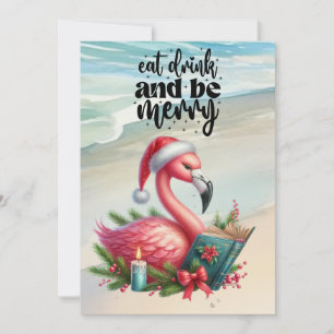 FLAMINGO Kerstthema Feestdagenkaart