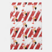 Flamingo Kerstthema Theedoek (Verticaal)