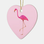 Flamingo Kerstversiering Keramisch Ornament (Links)